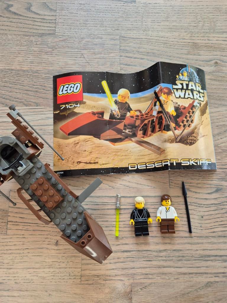 Lego Star Wars 7104 Desert Skiff  nieuwstaat, Ophalen of Verzenden, Zo goed als nieuw