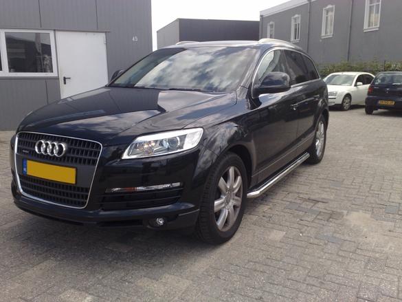 Audi Q7 Sidebars met rvs platen, Auto diversen, Tuning en Styling, Ophalen, Niet ingevuld, Niet ingevuld, Niet ingevuld