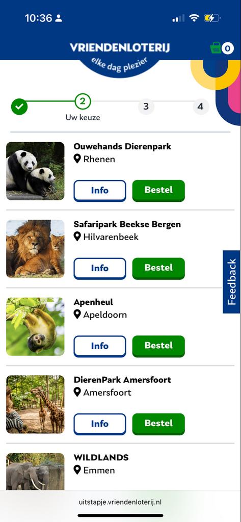 4x dierentuin kaartjes Gaia Artis Ouwehands Wildlands, Tickets en Kaartjes, Drie personen of meer, Ticket of Toegangskaart