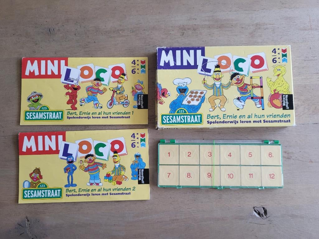 loco MINI MAXI BAMBINO dozen en boekjes, Kinderen en Baby's, Speelgoed | Educatief en Creatief, Ophalen of Verzenden, Gebruikt