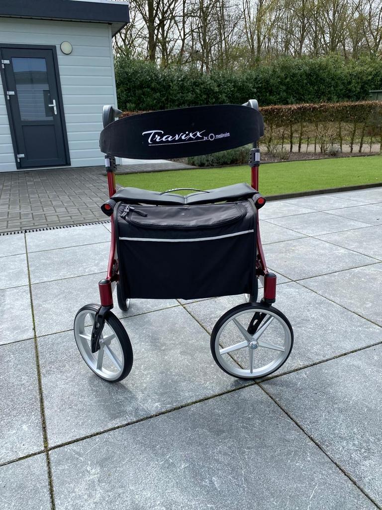 Als nieuwe Travixx Deluxe Rollator maat S, Ophalen, Opvouwbaar, Zo goed als nieuw