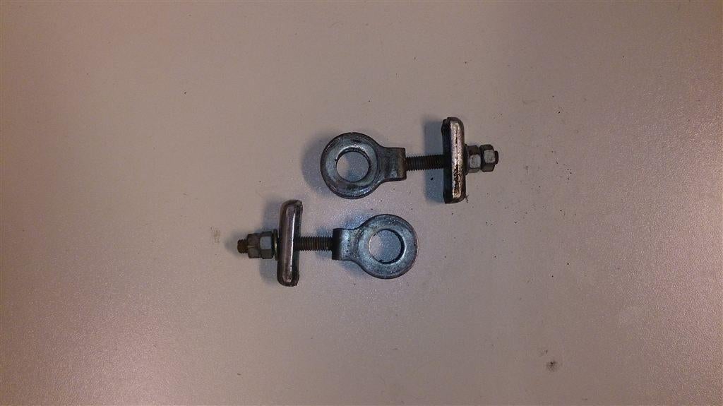 Kawasaki KZ250 kettingspanners Z250A Z250B achterasspanners, Ophalen of Verzenden, Gebruikt