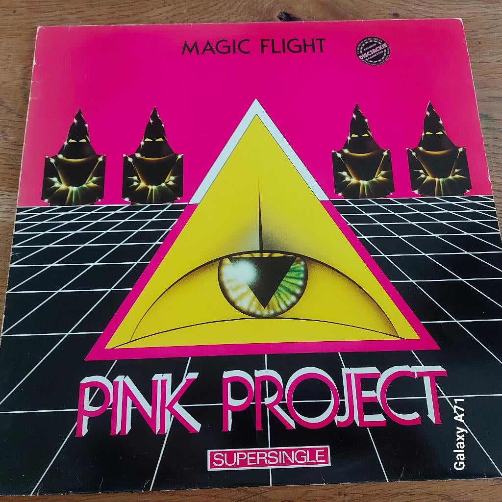 12 inch Maxisingel Pink Project - Magic Flight (1983), Cd's en Dvd's, Ophalen of Verzenden, Gebruikt, 12 inch, Disco