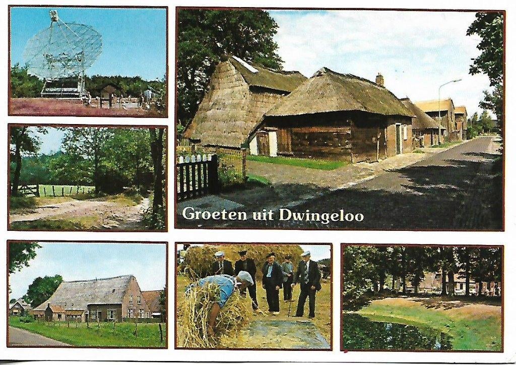 Dwingeloo- -6-luik., Verzenden, 1980 tot heden, Gelopen, Drenthe