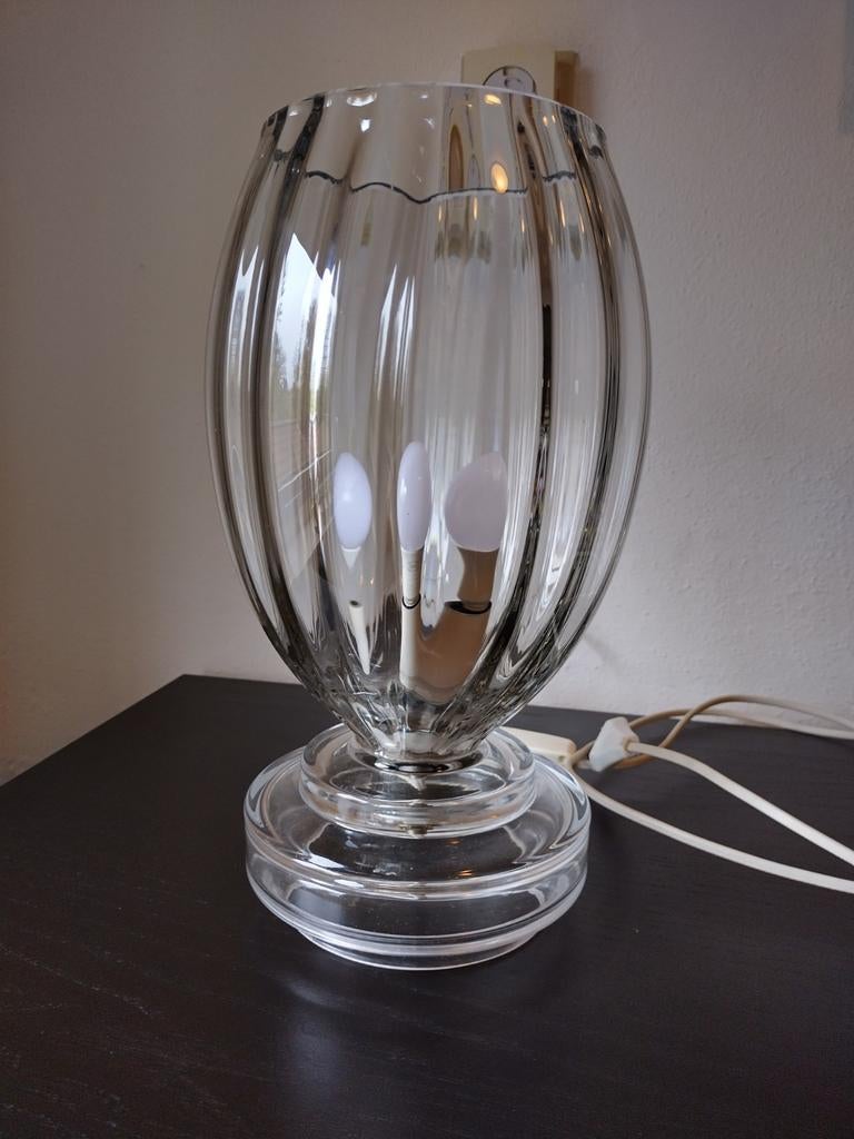 Glazen tafellamp, Ophalen, Zo goed als nieuw