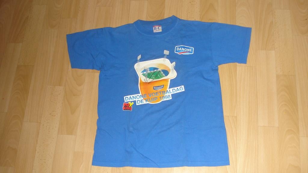 SHIRT VOETBALDAG DE KUIP 1998 MET ORIGINELE HANDTEKENINGEN, Ophalen of Verzenden, Zo goed als nieuw, Feyenoord, Shirt