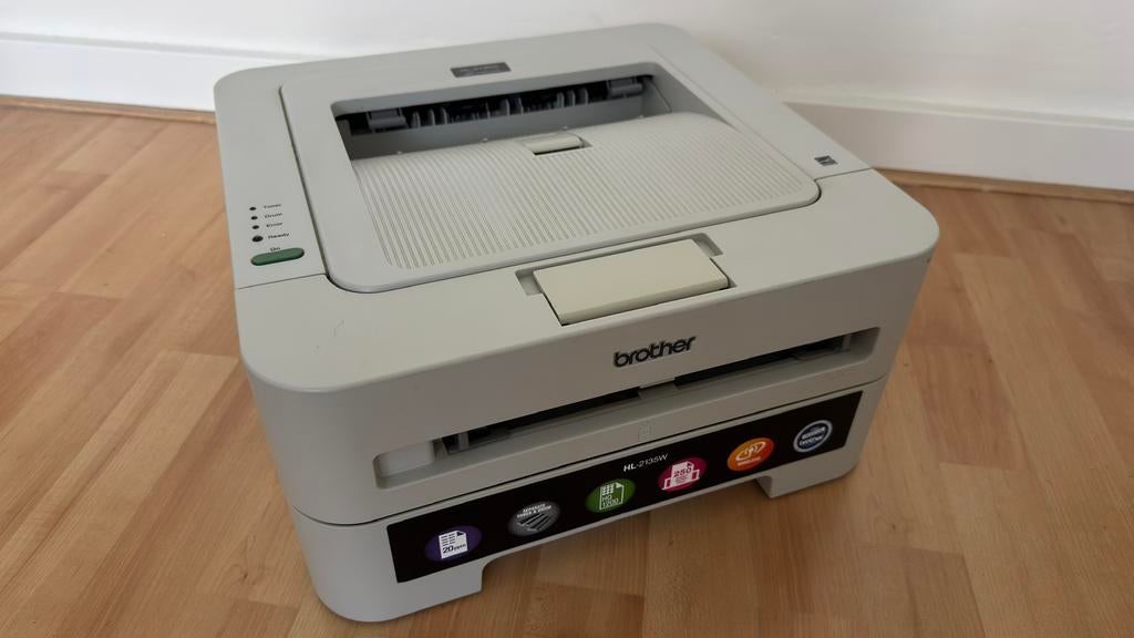 Brother HL-2135W Laserprinter (WiFi en usb kabel), Computers en Software, Printers, Ophalen, Zo goed als nieuw, Draadloos