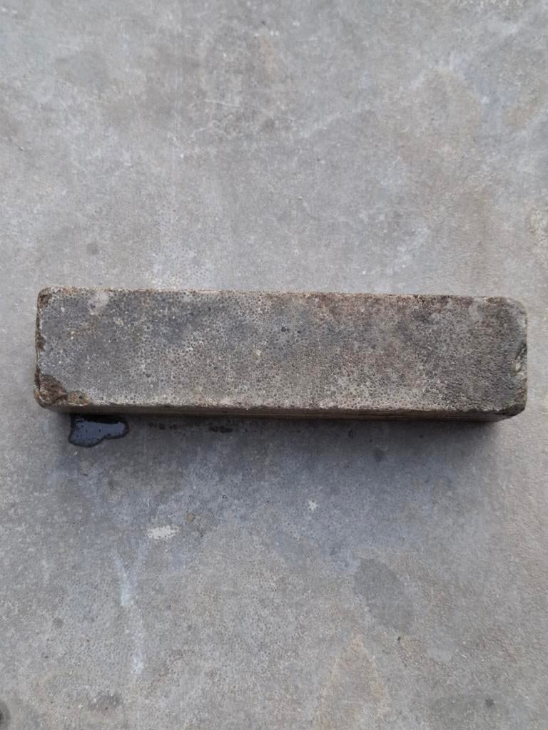 Hardsteen klinkers Waalformaat 20x5x5, ca 120 stuks, Ophalen of Verzenden, Gebruikt, Beton, Klinkers