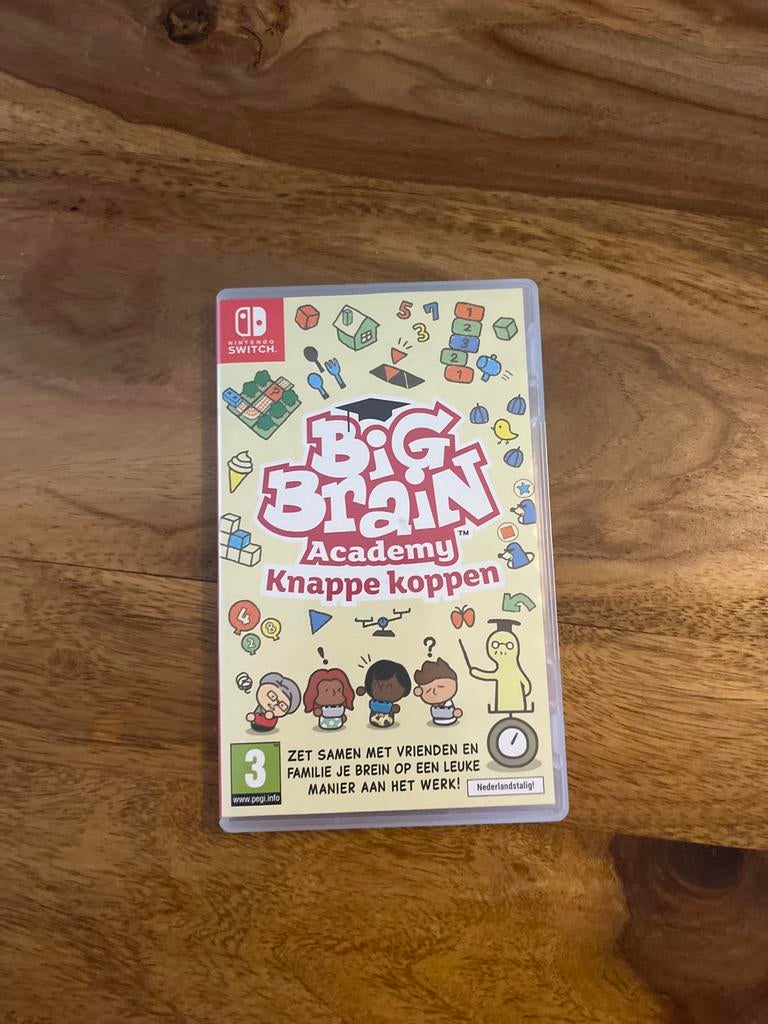 Big Brain Academy: Knappe Koppen - Nintendo Switch, Spelcomputers en Games, Games | Nintendo Switch, Zo goed als nieuw, Puzzel en Educatief