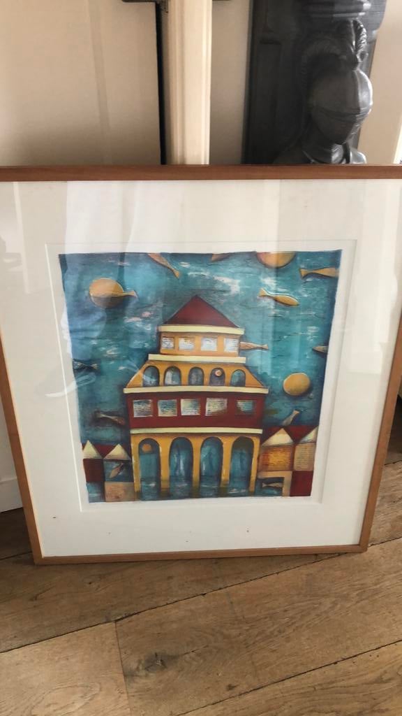 Oude zeefdruk, Ophalen of Verzenden