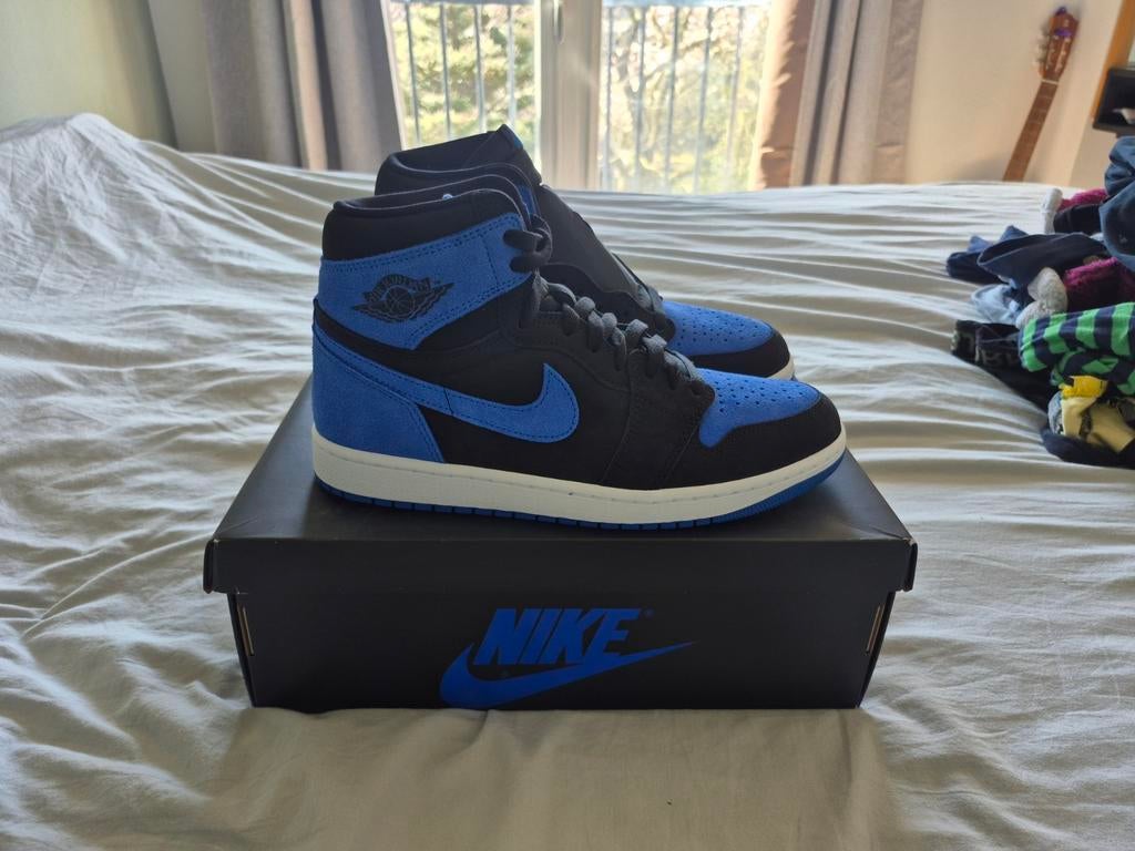 Nike Air Jordan 1 High Royal Blue US10, Blauw, Nike, Nieuw, Ophalen of Verzenden
