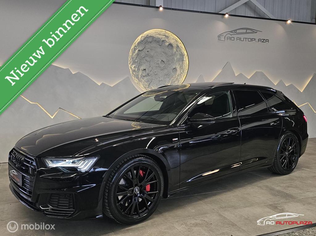 Audi A6 Avant 55 TFSI e quattro 3x S-line Competition Panora, Zwart, 4 cilinders, Zwart, Leder