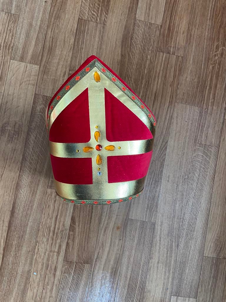 Sinterklaas mijter model stefan, Diversen, Sinterklaas, Verzenden, -, Nieuw, -