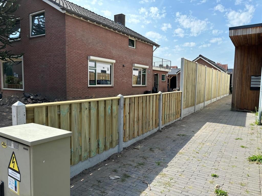 Schutting vakkundig laten plaatsen, Tuin en Terras, Schuttingen, 1 tot 2 meter, 6 meter of meer, Nieuw, Ophalen of Verzenden