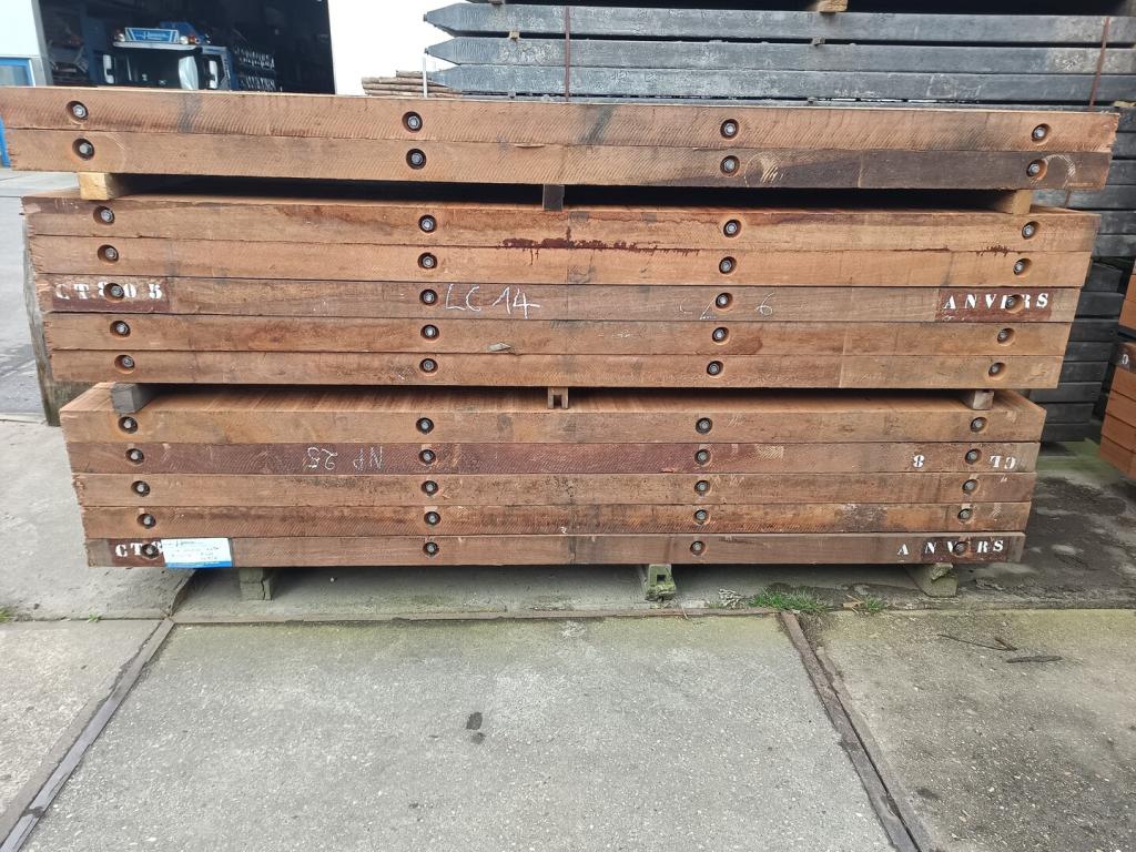 10 CM Draglineschot rijplaten schotten voor brug / werk