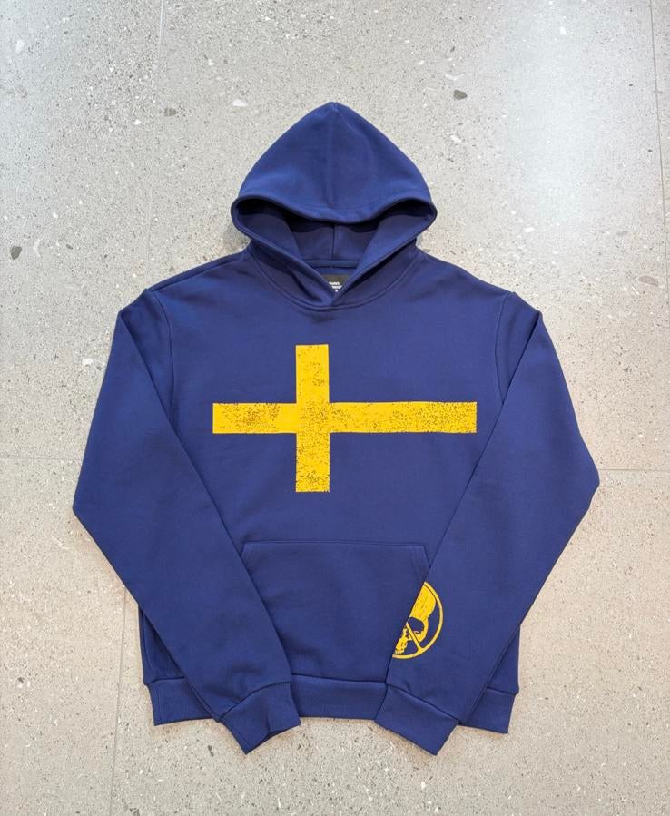 Peaceinwar hoodie, Kleding | Heren, Ophalen of Verzenden, Nieuw, Maat 48/50 (M), Blauw