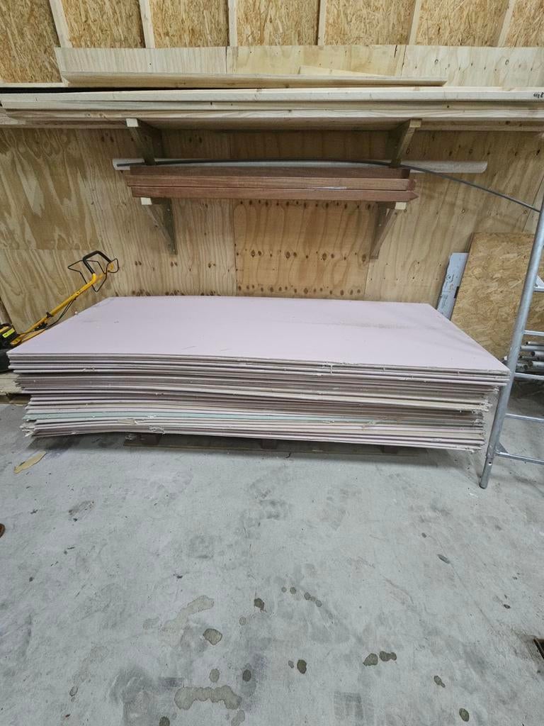 Gyproc RF AK Brandwerende Gipskartonplaat - 44 stuks, Doe-het-zelf en Verbouw, Platen en Panelen, Ophalen of Verzenden, Zo goed als nieuw