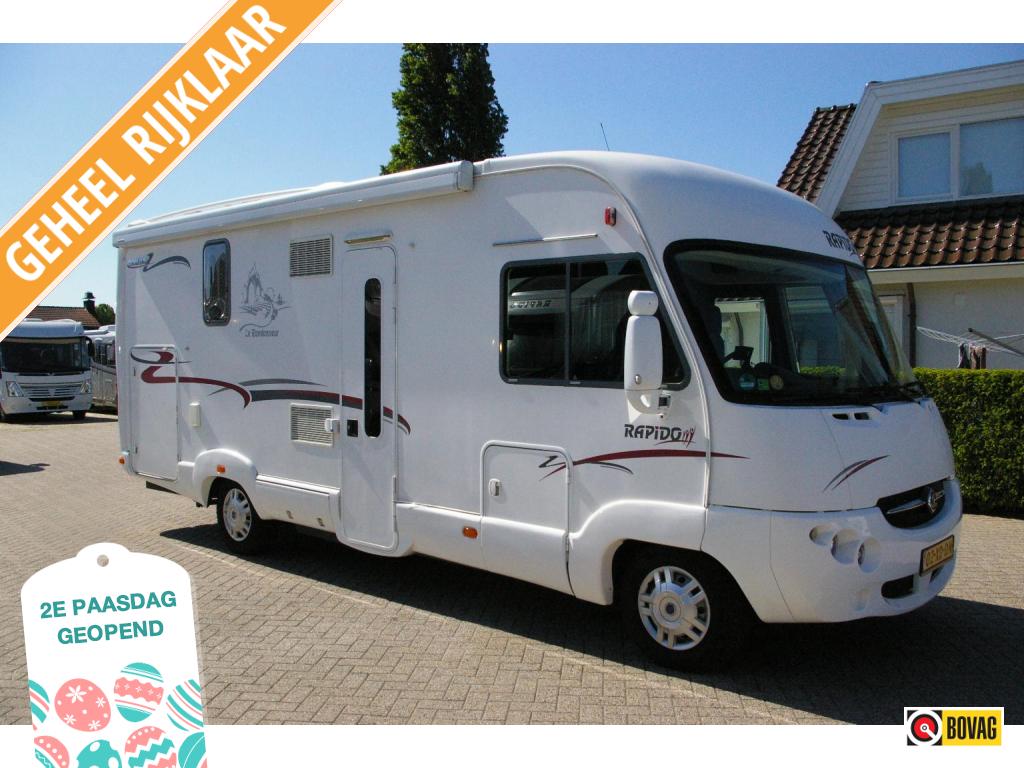 Rapido Le Randonneur 9083 DF Dwarsbed, XXL Garage, Caravans en Kamperen, Campers, Integraal, Airbags, Ringverwarming, Fiat