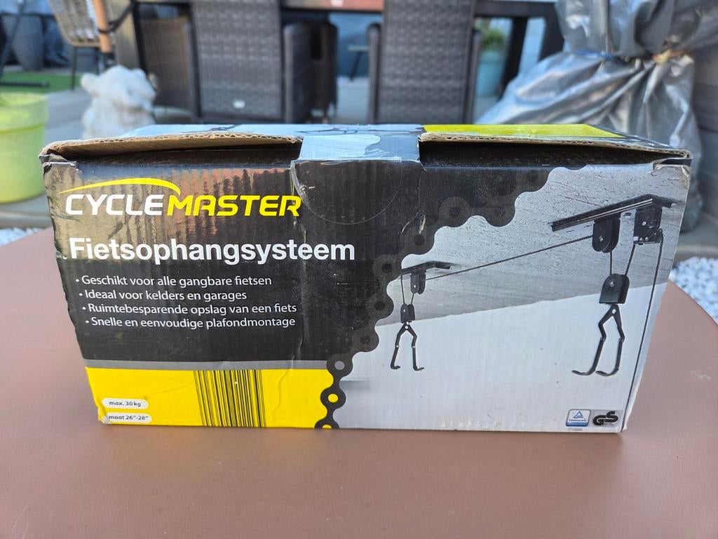 Fietsen ophangsysteem, Ophalen of Verzenden, Nieuw, Cyclemaster