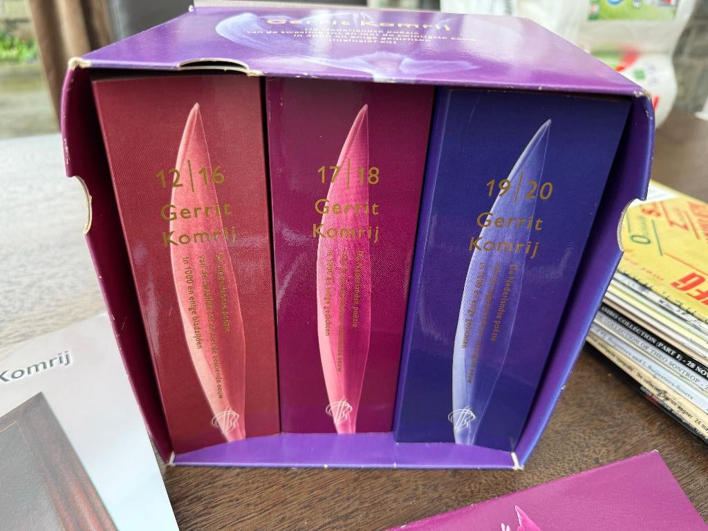 The Library of Gerrit Komrij + Piet Zwart + poezie, Ophalen of Verzenden, Zo goed als nieuw, Overige onderwerpen, Diverse auteurs