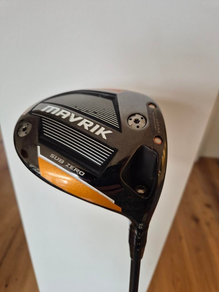 Callaway Mavrik Sub zero Driver 9.0° Stiff, Sport en Fitness, Golf, Zo goed als nieuw, Club, Callaway, Ophalen of Verzenden