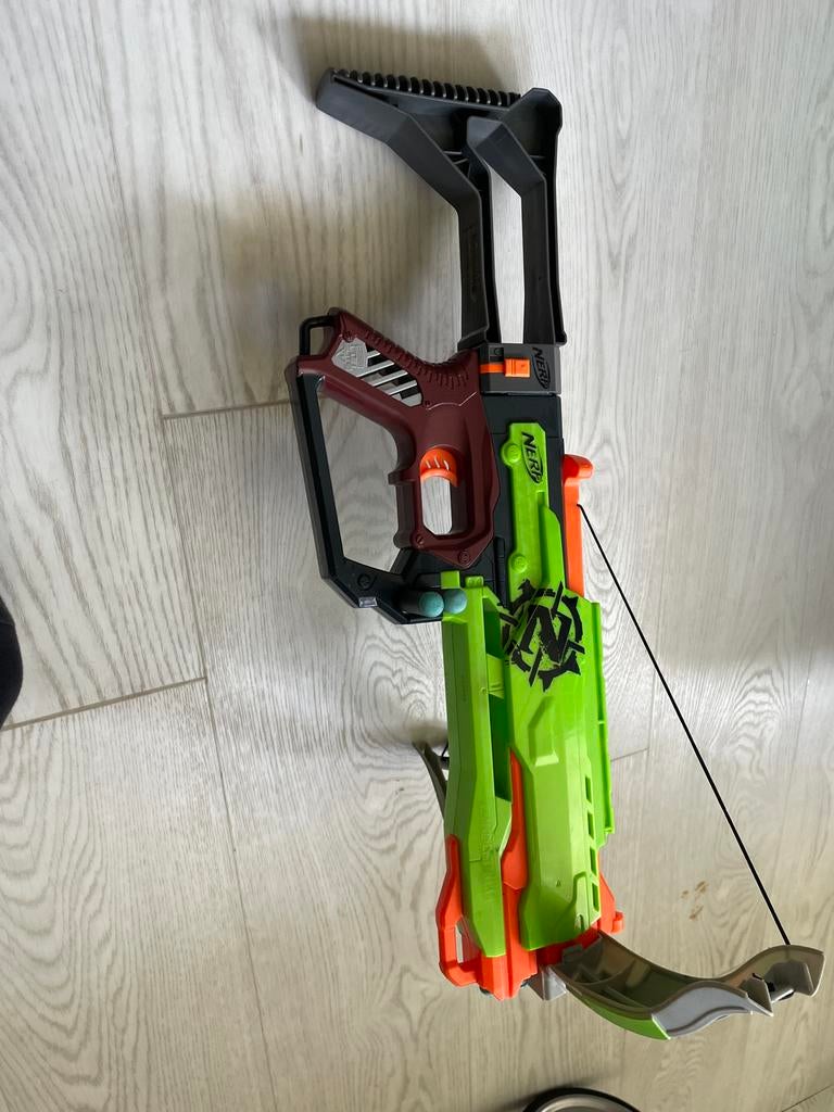Nerf kruisboog speelgoed, Ophalen, Gebruikt