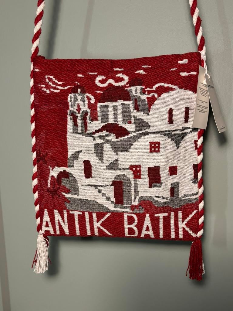 Antik Batik Santorini tas rood nieuw met label bohemian, Ophalen of Verzenden, Zo goed als nieuw, Rood
