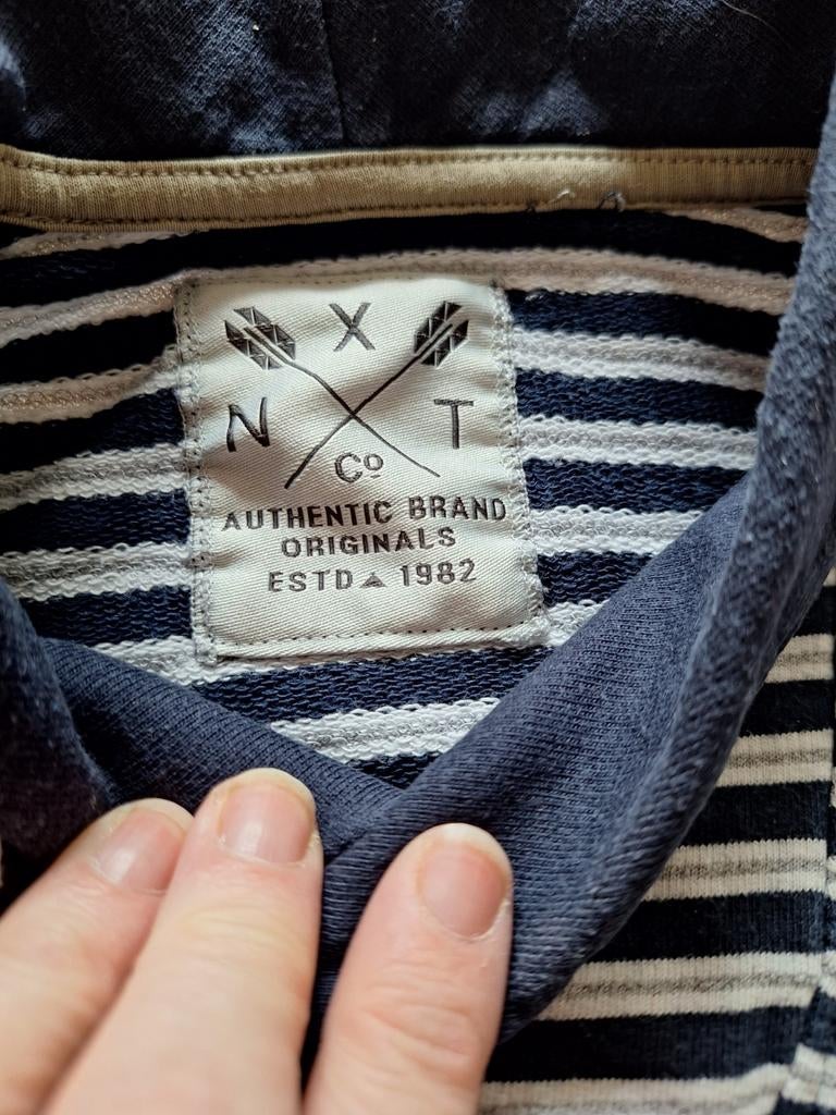 Blauw witte schipperstrui maat 86, Onbekend, Next, Ophalen of Verzenden, Zo goed als nieuw