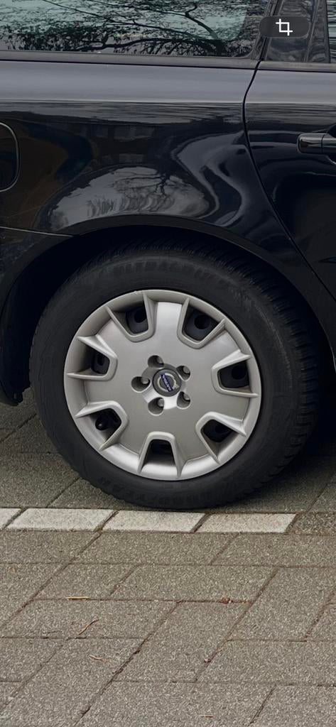 Volvo Winterbanden met Velgen - 205/60R16, Ophalen, Gebruikt, 16 inch, Banden en Velgen