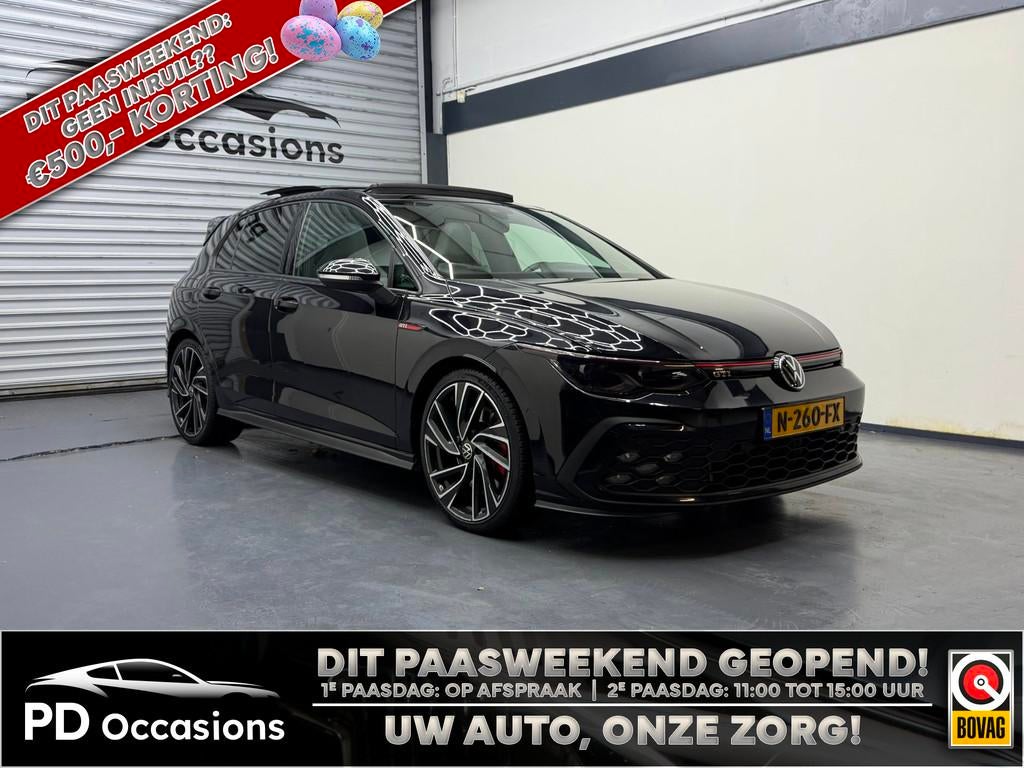 Volkswagen Golf 2.0 TSI GTI -320PK Pano - H&K - HUD - ACC -, Euro 6, 1984 cc, 320 pk, Zwart