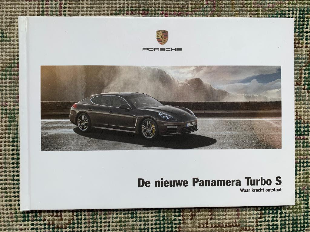 Brochure Porsche Panamera Turbo S Nederlands 2013 nieuw!, Boeken, Porsche, Nieuw, Ophalen of Verzenden, Porsche