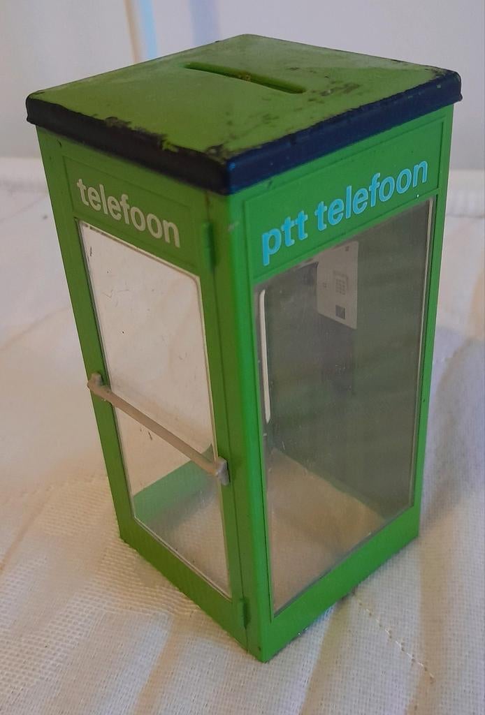 Unieke Vintage PTT Telefooncel diorama voor LGB treinen, Ophalen of Verzenden, Gebruikt, Diorama