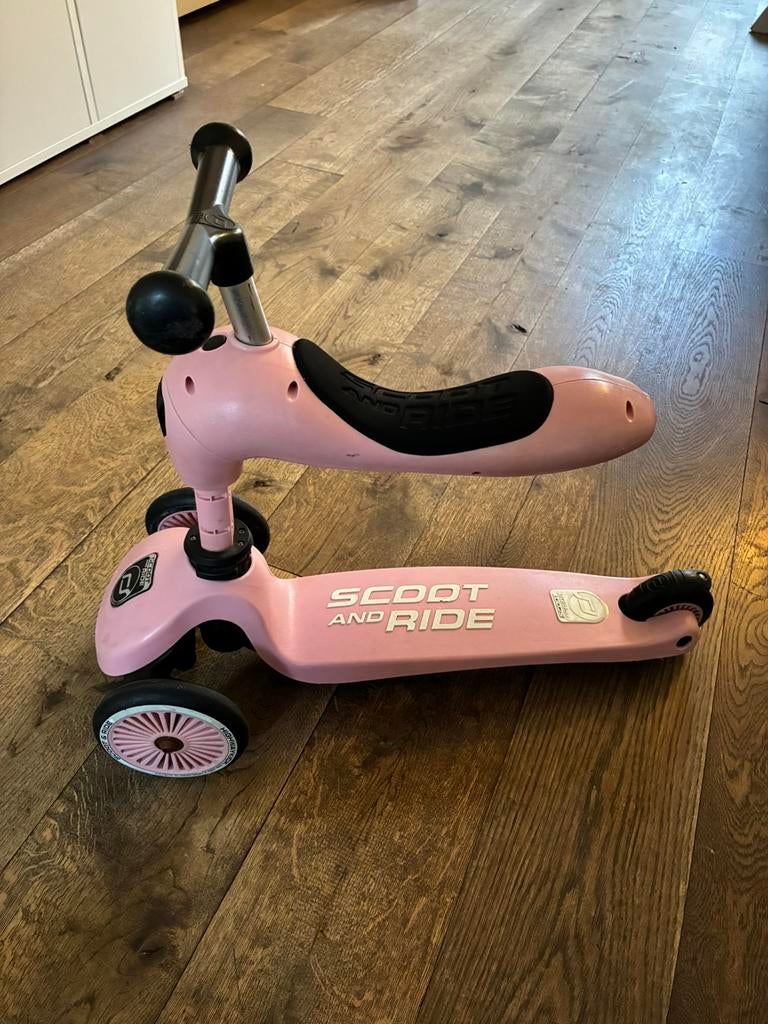 Scoot and ride roze Step/loopfiets, Ophalen, Gebruikt, Loopfiets