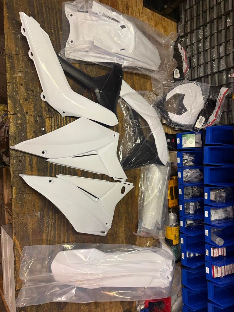 Sherco motor SE/SE-F Kappenset 2017-2023 Wit, Sherco, Nieuw, Sherco, Kap