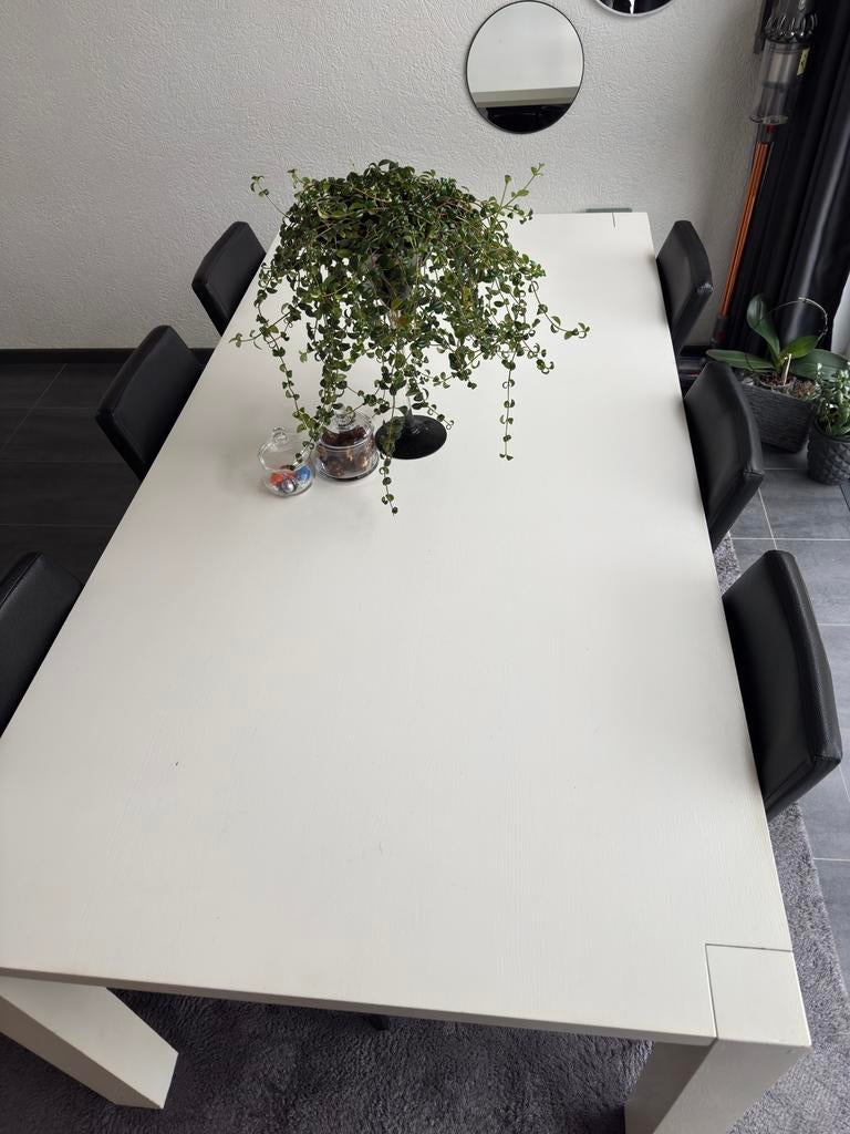 Eettafel, 200 cm of meer, Zo goed als nieuw, Rechthoekig, 50 tot 100 cm