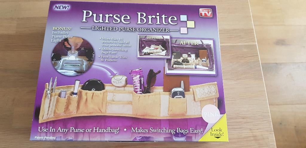 Tas in tas organizer , Ophalen of Verzenden, Nieuw, Roze, Overige typen