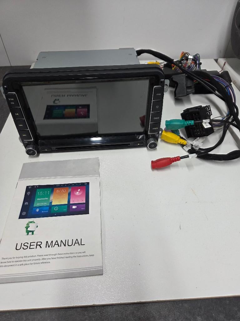 Vw seat skoda android autoradio navigatie multimedia, Ophalen, Zo goed als nieuw