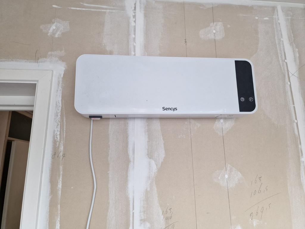 Sencys Elektrische Muurkachel - Perfect voor extra warmte!, Ophalen, Gebruikt, Overige soorten, Elektrisch