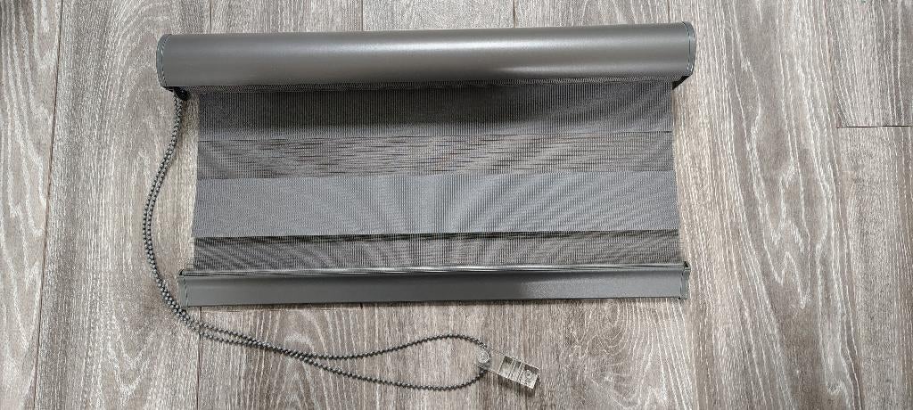 BeCe duo rolgordijn donker grijs 61,4 cm, Huis en Inrichting, Stoffering | Gordijnen en Lamellen, Ophalen, 200 cm of meer, 50 tot 100 cm