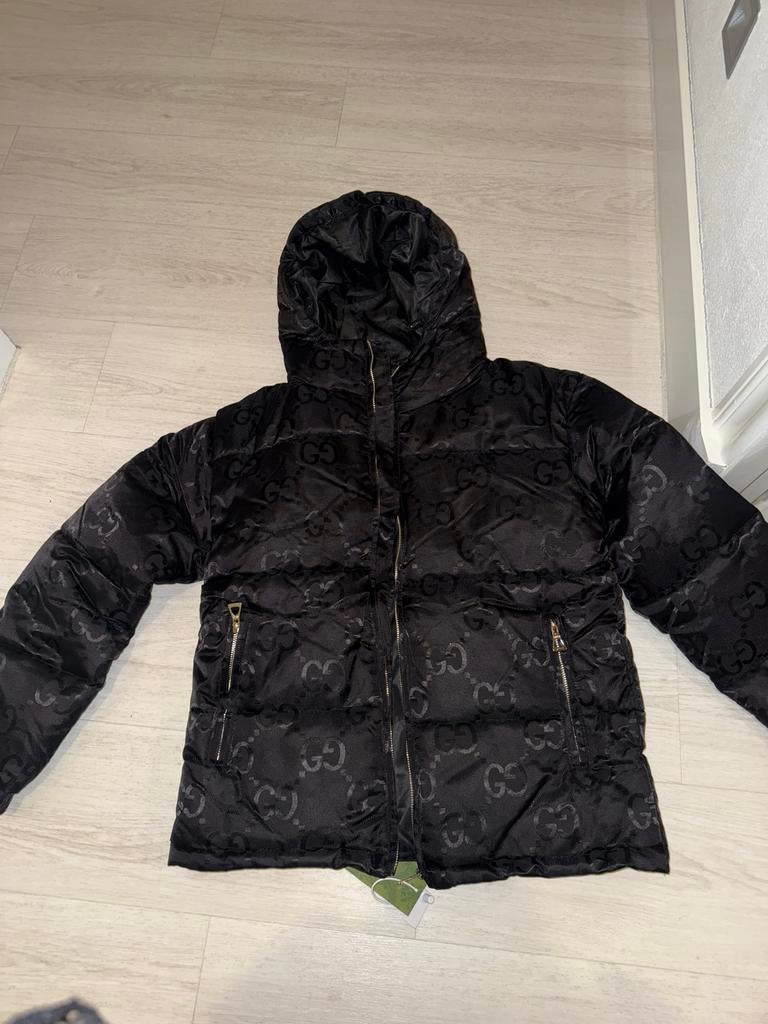 Gucci Puffer Jacket - Jumbo GG Canvas, Ophalen, Nieuw, Zwart