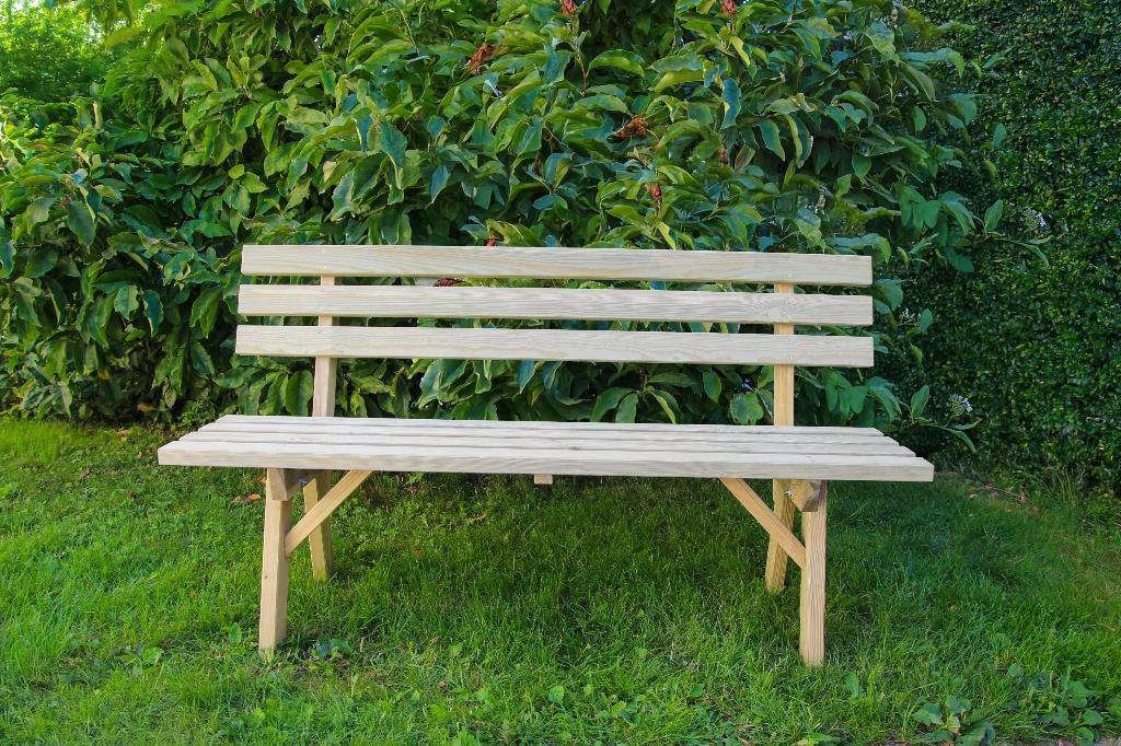 Houten Tuinbank 150 cm – Geïmpregneerd Hout – 50% Korting!, Ophalen, Nieuw