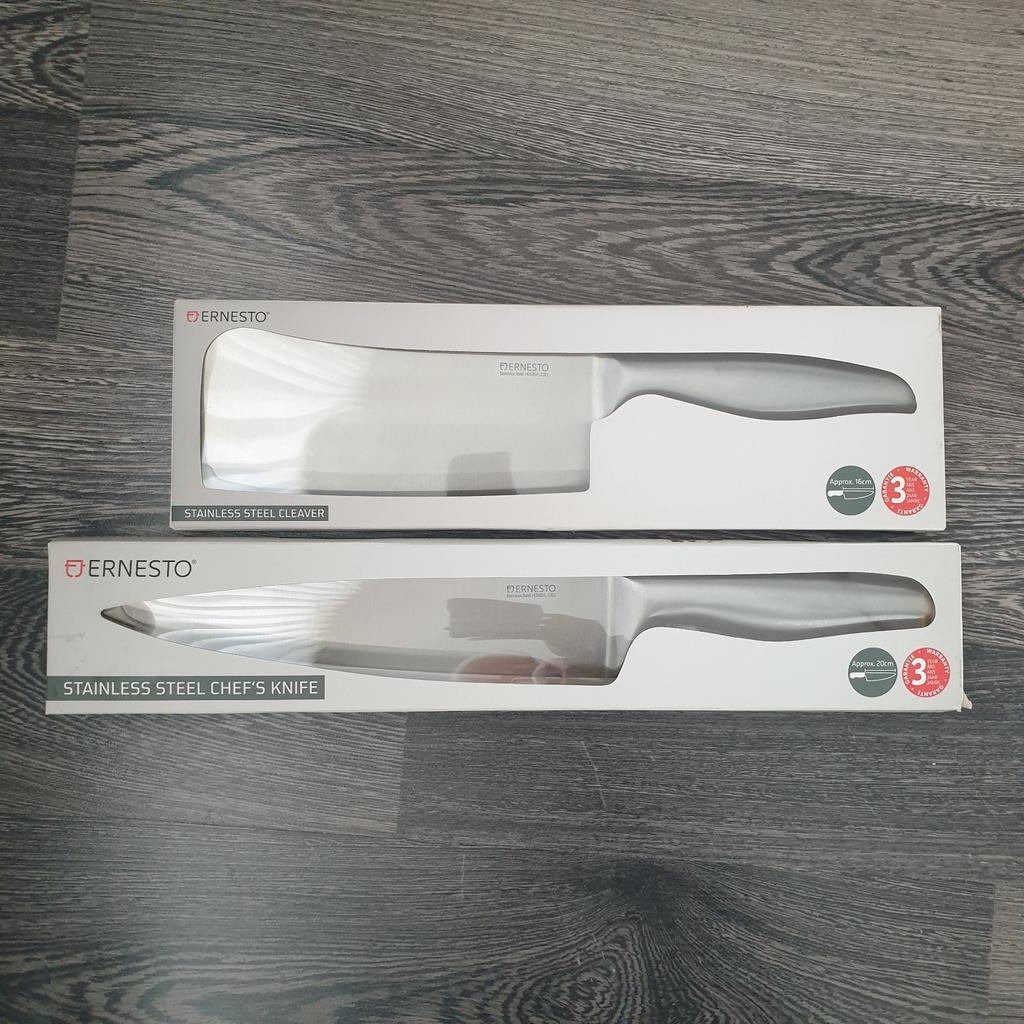 Ernesto koksmes en vleesbijl, nieuw in de verpakking, Ophalen of Verzenden, Nieuw