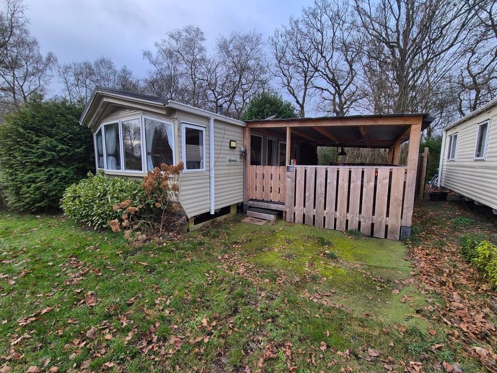 Willerby Granada XL met veranda op Camping in Wateren, Caravans en Kamperen, Stacaravans, Tot en met 6