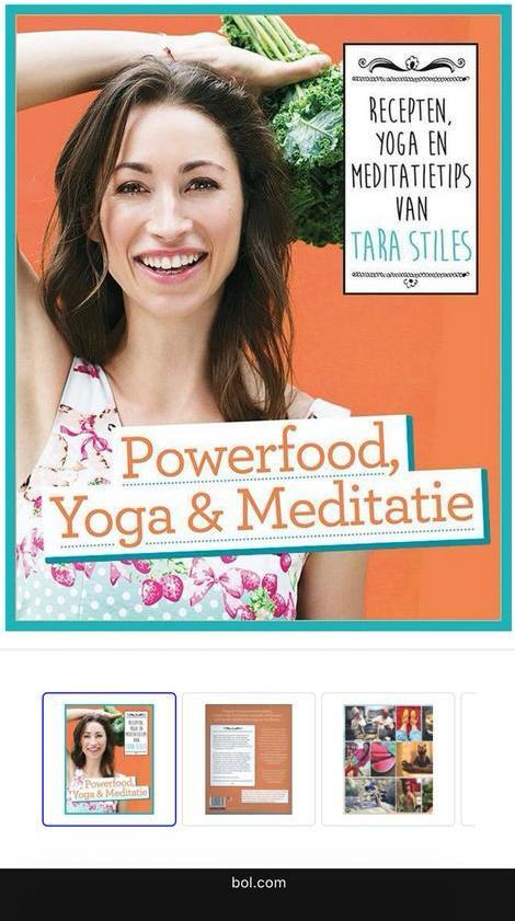 Tara Stiles - Powerfood, yoga en meditatie, Boeken, Ophalen of Verzenden, Zo goed als nieuw, Tara Stiles