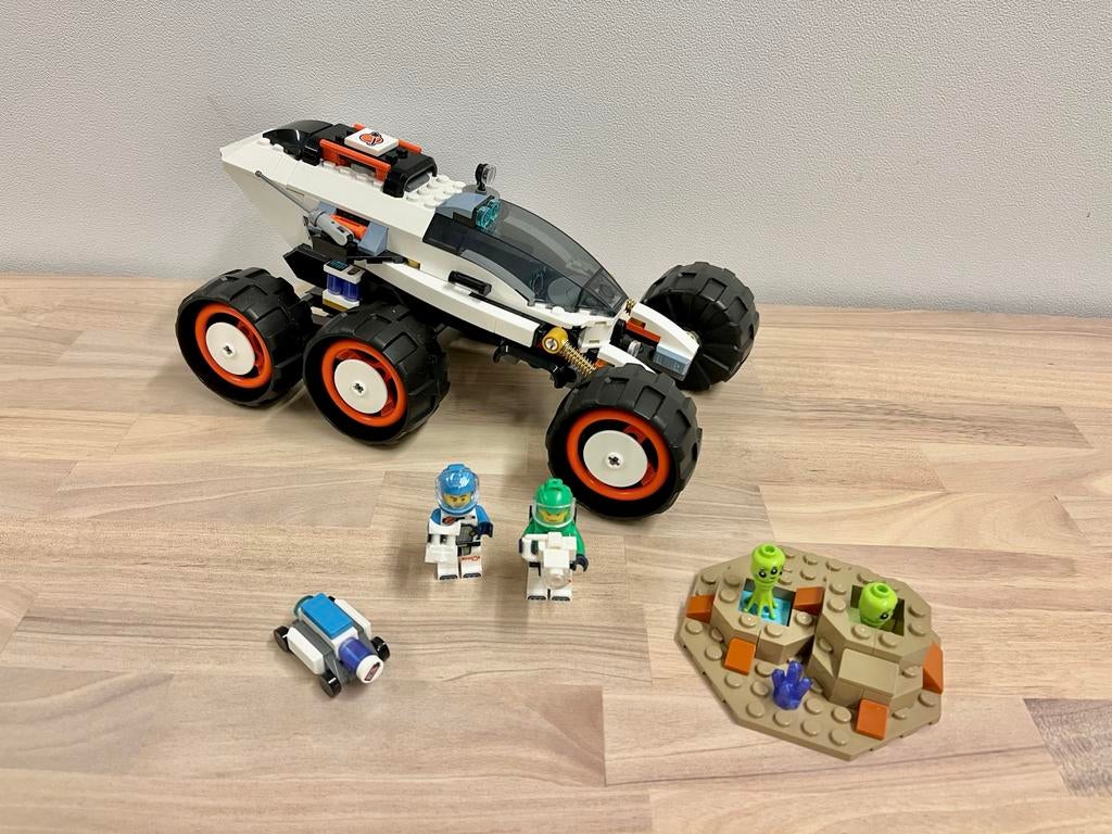 Lego City 60431 Ruimte Rover met Aliens - Compleet!, Ophalen of Verzenden, Zo goed als nieuw