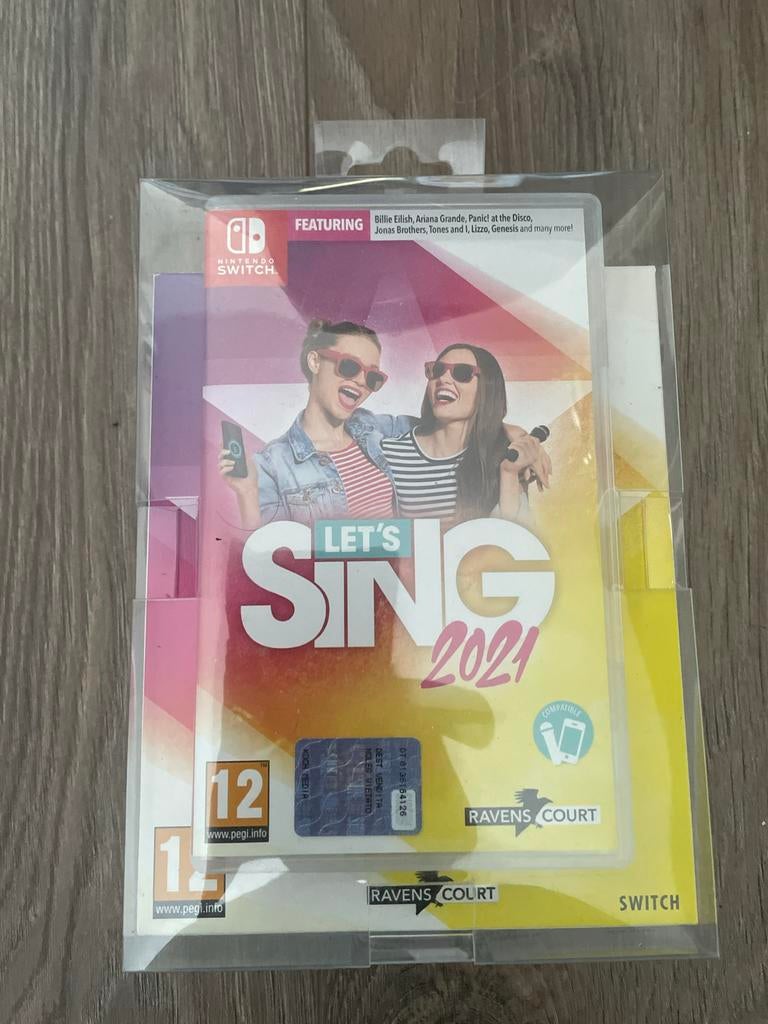 Let's Sing 2021 - Nintendo Switch - Complete set, Spelcomputers en Games, Games | Nintendo Switch, Muziek, Eén computer, Ophalen of Verzenden