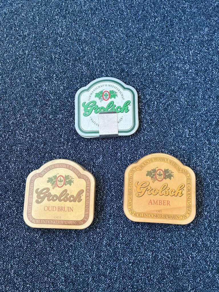 Grolsch bierviltje, Verzamelen, Biermerken, Ophalen, Zo goed als nieuw, Viltje(s), Grolsch