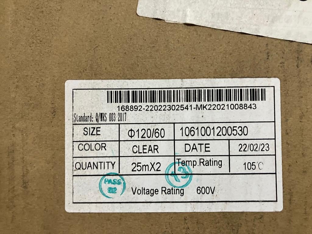 Transparante beschermingslaag voor houten palen. krimpkous, Ophalen of Verzenden, Nieuw, Overige typen