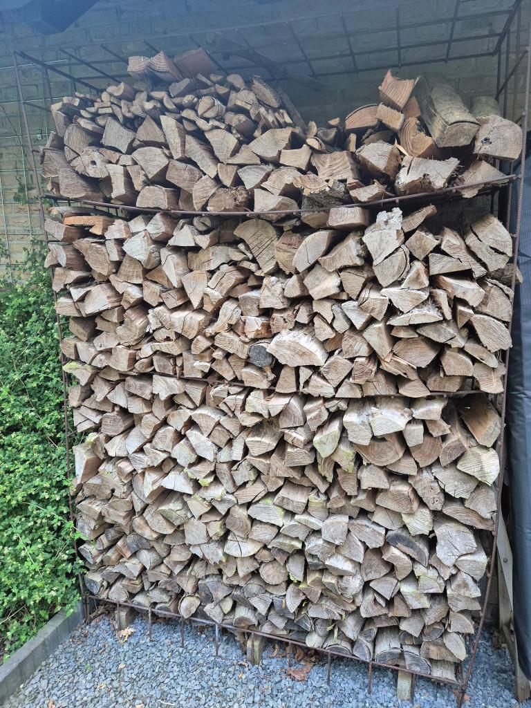 Demonteerbaar houthok, gemaakt van staalmat, Minder dan 3 m³, Ophalen, Overige houtsoorten, Blokken