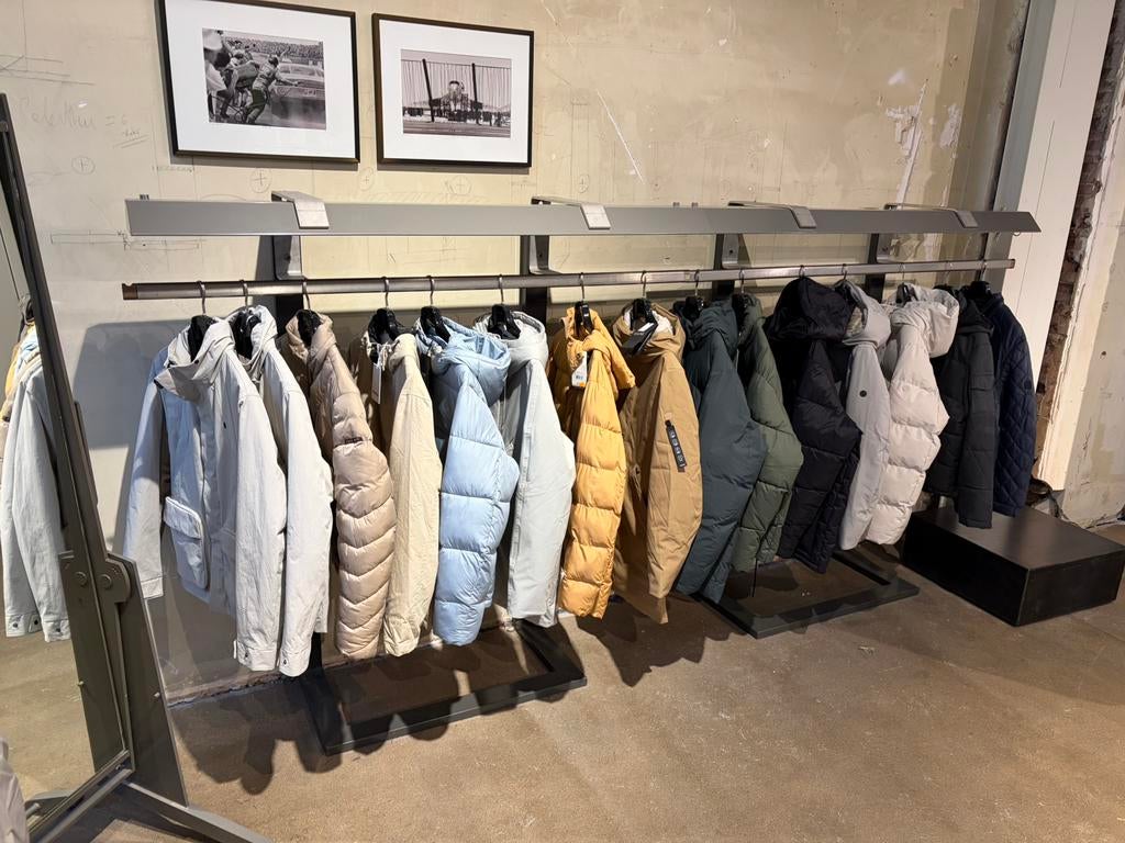 Metalen RVS winkelinterieur presentatie winkelrekken, Ophalen of Verzenden